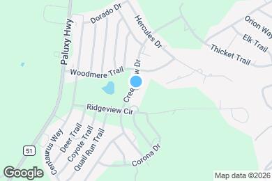 Map image of the property - 2409 Creekview Dr