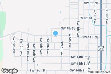 Map image of the property - 715 SW 10th St