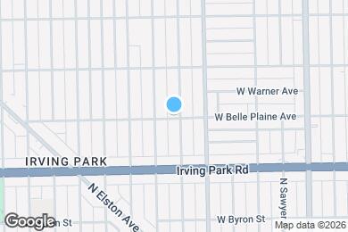 Map image of the property - 3439 W Belle Plaine Ave