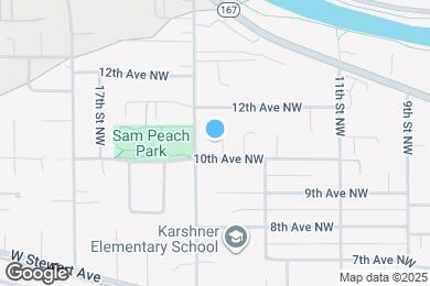 Map image of the property - 1010 14th St NW