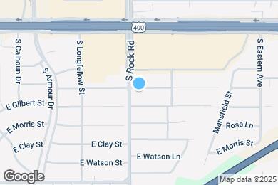 Map image of the property - 8007 E Indianapolis St