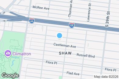 Map image of the property - 4126 Shaw Blvd