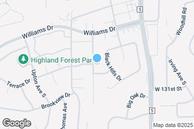Map image of the property - 12939 Oliver Ave S