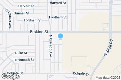 Map image of the property - 528 N Brentwood Ave