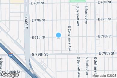 Map image of the property - 7800 S Cregier Ave