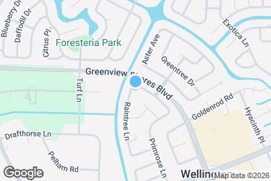 Map image of the property - 1105 Raintree Ln