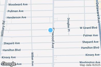 Map image of the property - 2668 Elmwood Ave