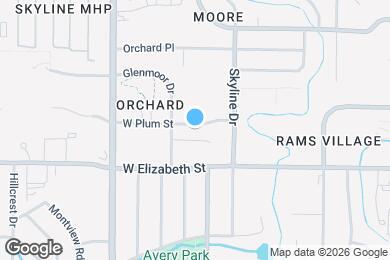 Map image of the property - 1925 W Plum St