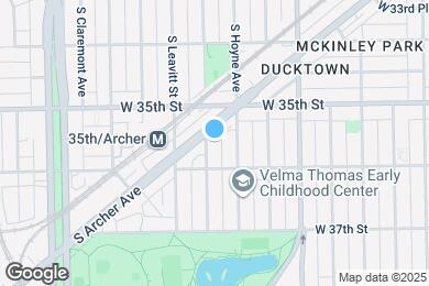 Map image of the property - 3535 S Hamilton Ave