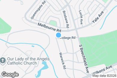 Map image of the property - 601 Warwick Rd