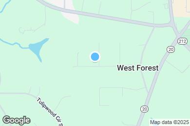 Map image of the property - 110 W Forest Dr