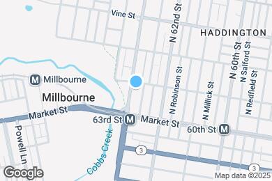 Map image of the property - 55 N 63rd St