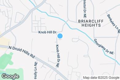 Map image of the property - 1599 Knob Hill Dr NE