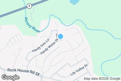 Map image of the property - 218 Hardy Water Dr SE