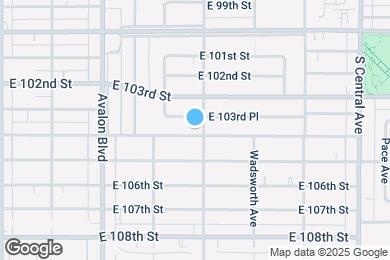 Map image of the property - 751 E 104th St