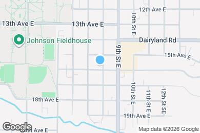Map image of the property - 1521 8th St E