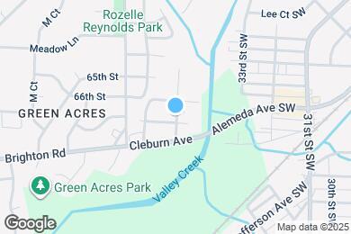 Map image of the property - 1612 34th St Ensley