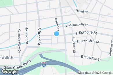 Map image of the property - 26 W Sprague St