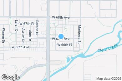 Map image of the property - 1440 W 67th Ave