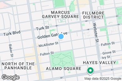 Map image of the property - 1392 McAllister St