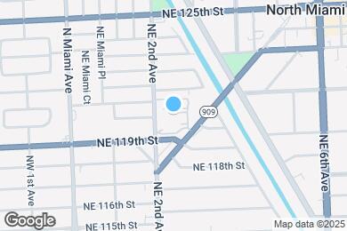 Map image of the property - 11925 NE 2nd Ave