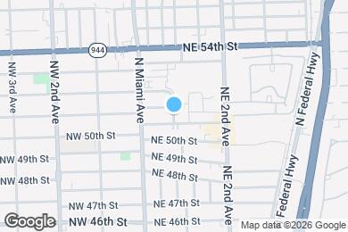 Map image of the property - 3131 NE 7th Ave