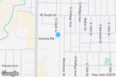 Map image of the property - 517 S Clark St