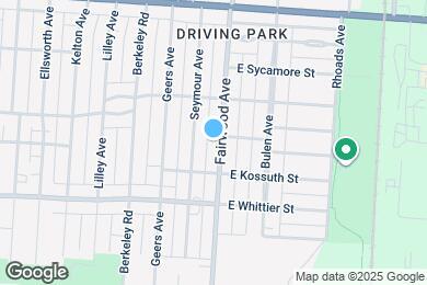 Map image of the property - 1079 Fairwood Ave