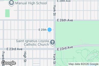 Map image of the property - 2440 N Gaylord St