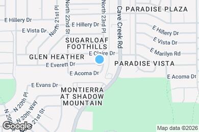 Map image of the property - 2307 E Everett Dr