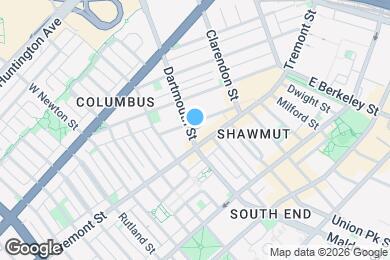 Map image of the property - 13 Dartmouth St