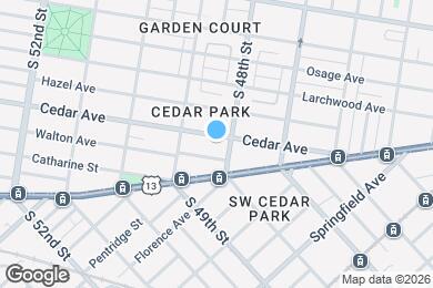 Map image of the property - 4814 Cedar Ave