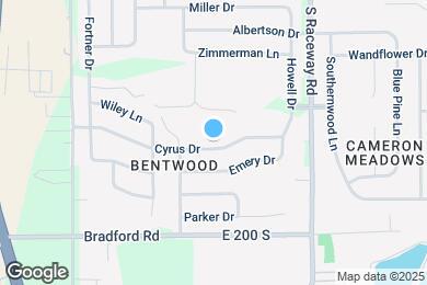 Map image of the property - 10798 Cyrus Dr