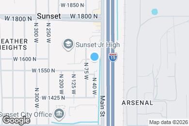 Map image of the property - 31 W 1600 N