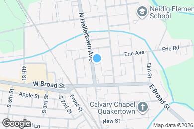 Map image of the property - 37 N Hellertown Ave
