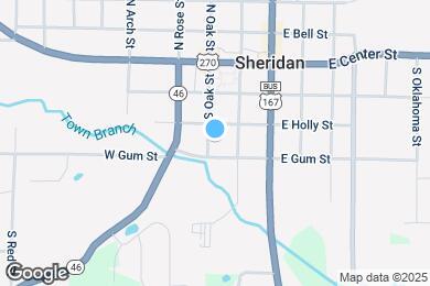 Map image of the property - 312 S Oak St