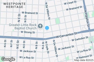 Map image of the property - 518 W Strong St