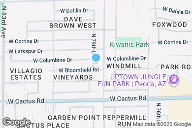 Map image of the property - 12503 N 79th Dr