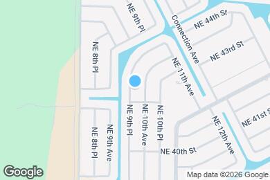 Map image of the property - 4109 NE 9th Pl