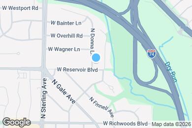 Map image of the property - 3706 N Donna Ln