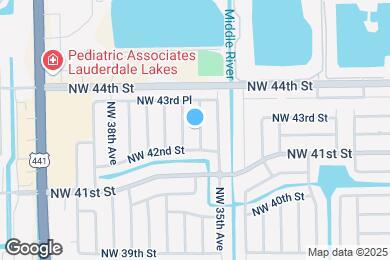 Map image of the property - 4281 NW 35th Ter