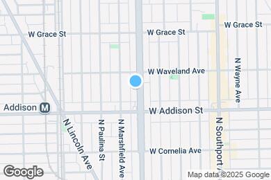 Map image of the property - 3632 N Ashland Ave