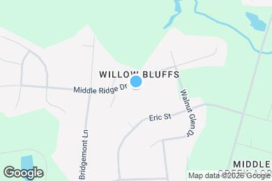 Map image of the property - 1609 Middle Ridge Dr