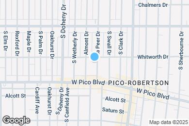 Map image of the property - 1115 S La Peer Dr
