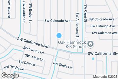Map image of the property - 2073 SW Capeador St