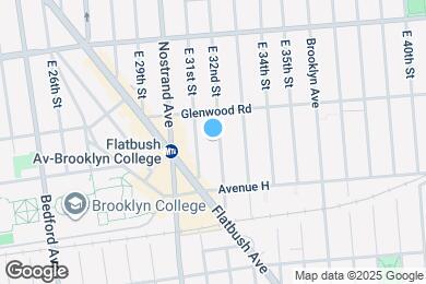 Map image of the property - Stunning & Spacious NEW 2 BED in Flatbush