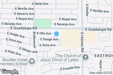 Map image of the property - 8216 E Osage Ave