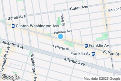 Map image of the property - 1012 Fulton St