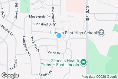 Map image of the property - 1042 Rockhurst Dr