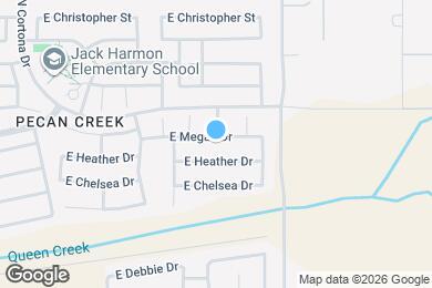 Map image of the property - 1593 E Megan Dr